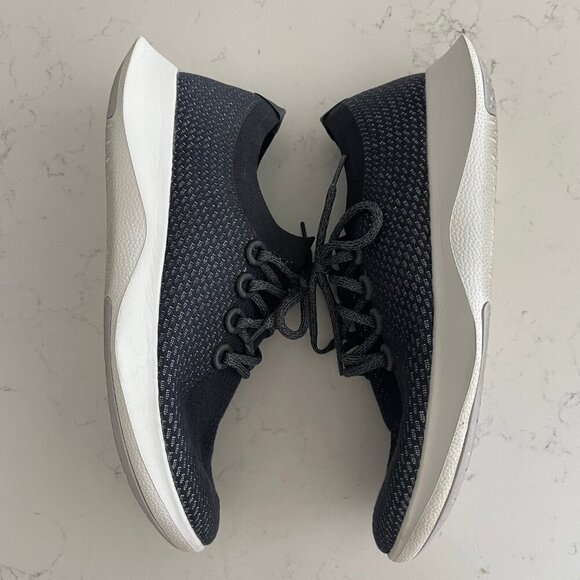 Allbirds Tree Dashers Slip On 0220 RM1 Mesh Wool Sneakers Dark Blue Grey Sz 12.5 - Picture 4 of 13